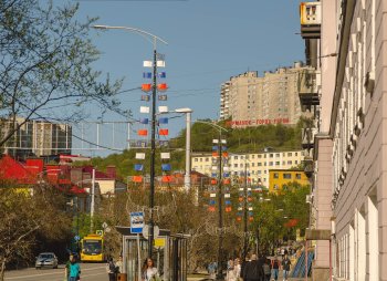 Проспект Ленина в Мурманске