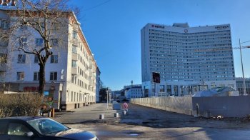 Вид на улицу Ленинградская.