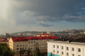 вид на Мурманск