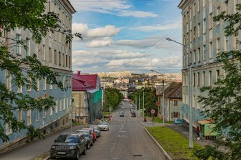 Район Мурманска.