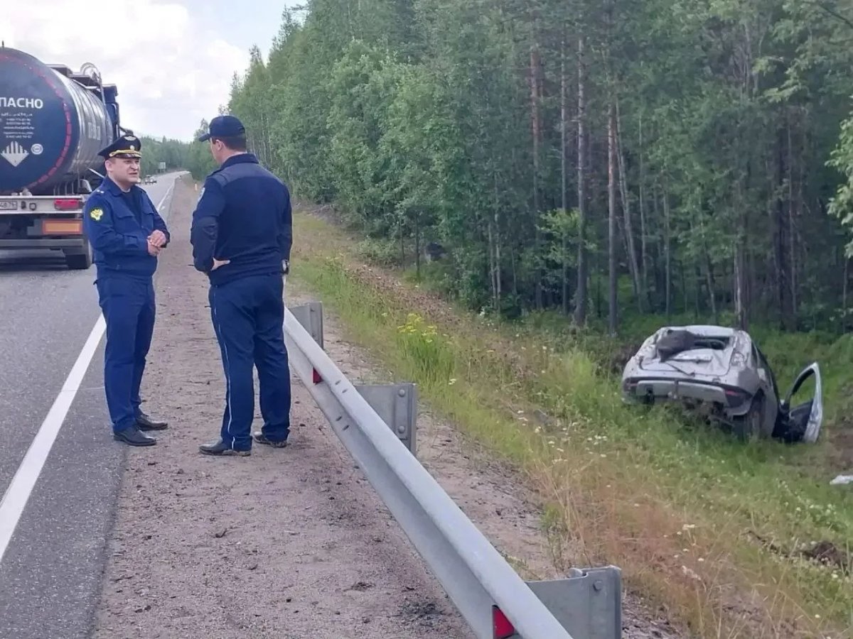 Место ДТП.