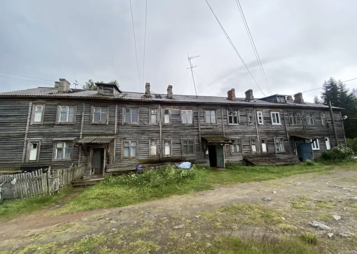 ветхий дом в Мурманской области