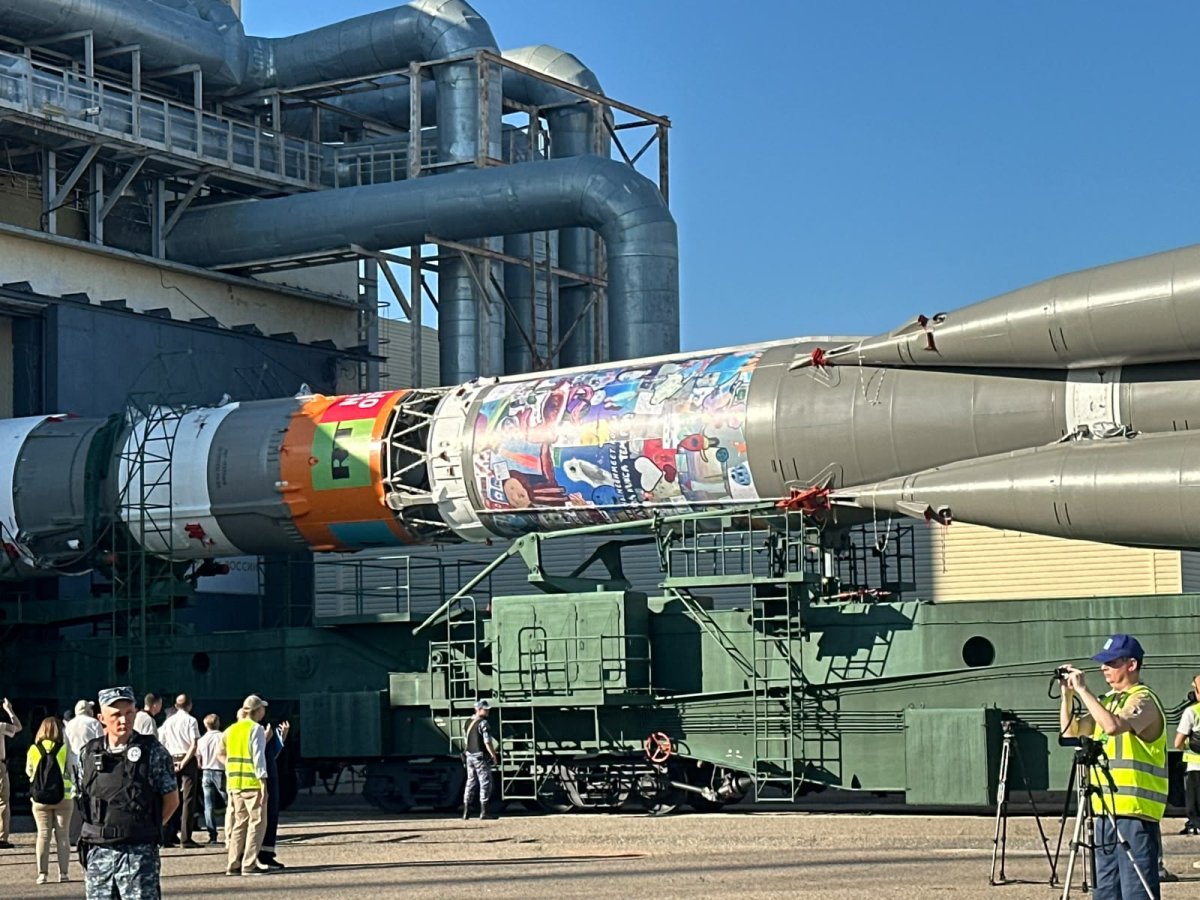 Космический корабль на Байконуре