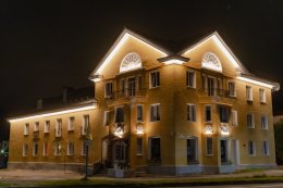 Архитектурная подсветка в Североморске.