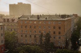 Дождь в Мурманске летом