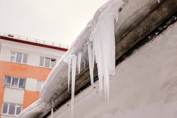 Наледь на крыше
