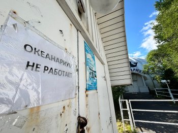 Мурманский океанариум не работает