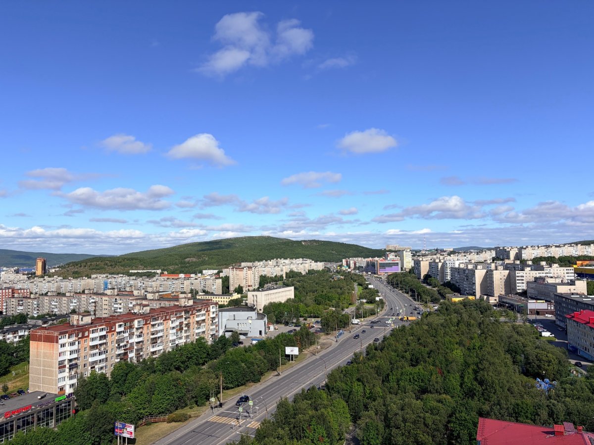 вид на Мурманск