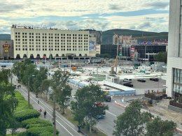 реконструкция площади Пять Углов в Мурманске