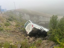 Автобус в кювете