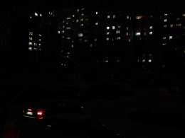 Город без электричества.