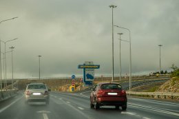 автомобили въезжают в Мурманск