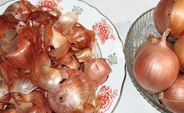 Луковая шелуха для хранения.