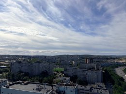 Панорамный вид на город с крыши