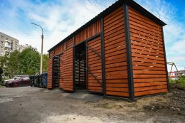 Новая контейнерная площадка в Мурманске