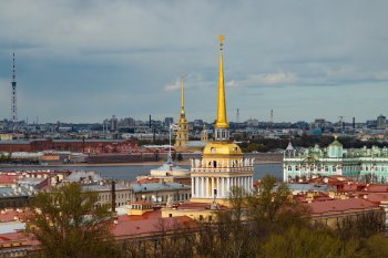 Вид на Петербург