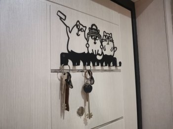 Ключи от квартиры на ключнице