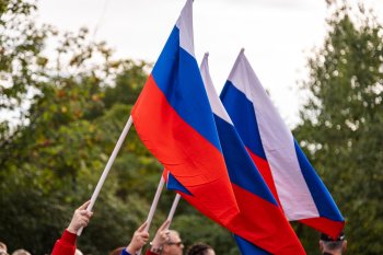 Флаг России.