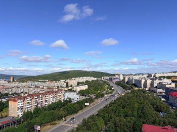 вид на Мурманск