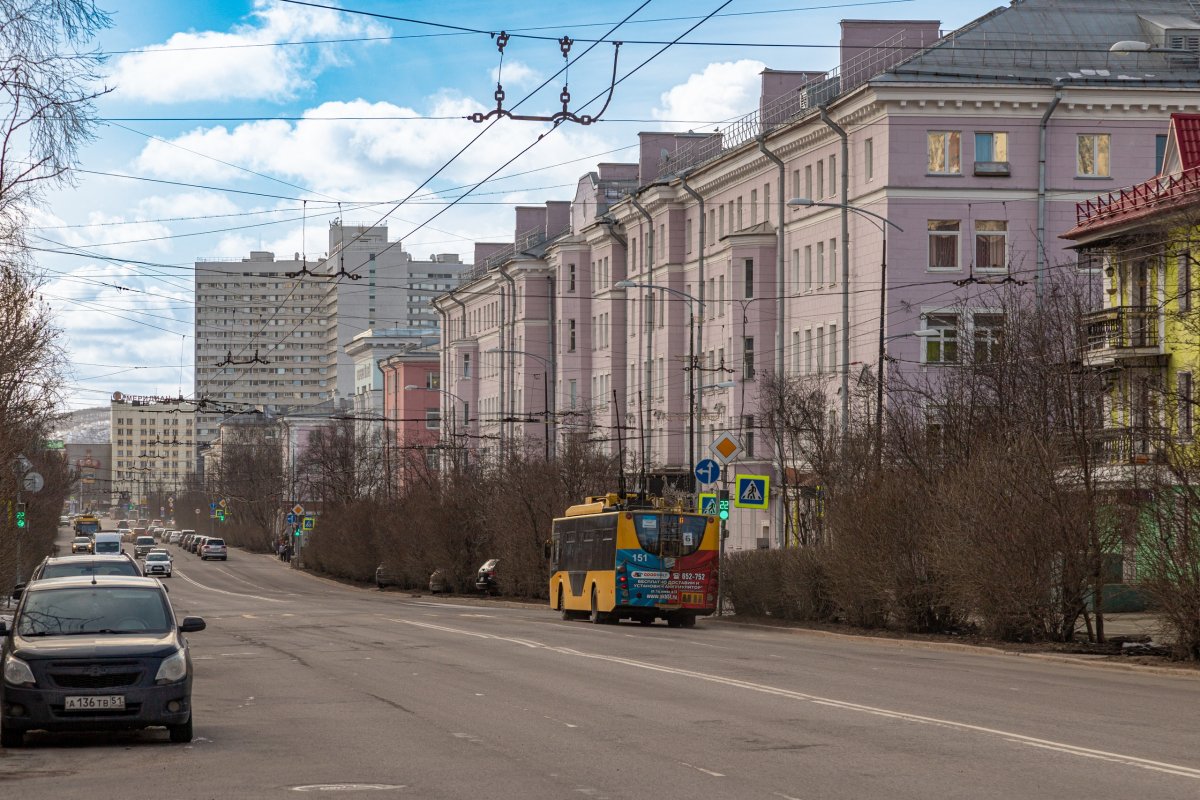 троллейбус в Мурманске