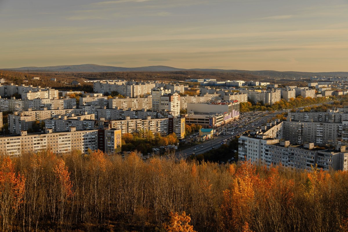 вид на Мурманск