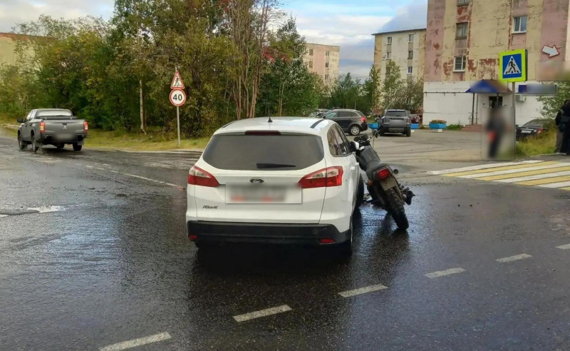 Место ДТП.