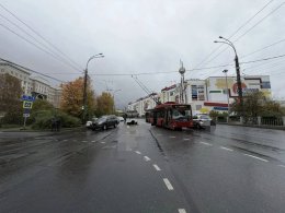 ДТП с троллейбусом