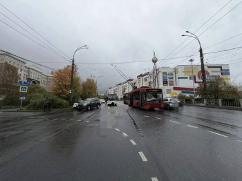 ДТП с троллейбусом