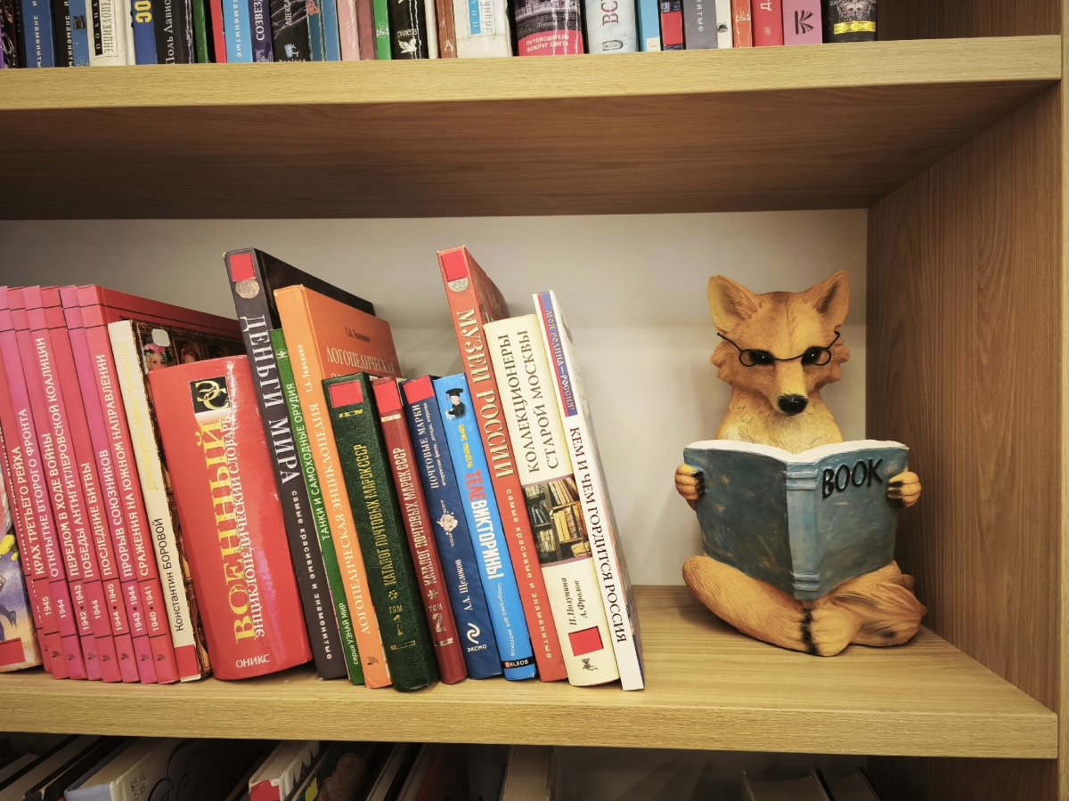 Книжная полка.