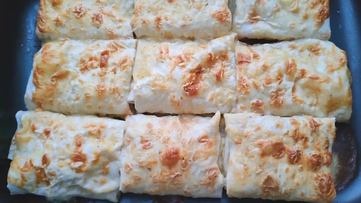 Минтай в лаваше