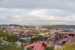 Вид на Мурманск.