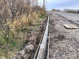 Ремонт дороги на улице Баумана в Мурманске