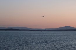 Море и закат.