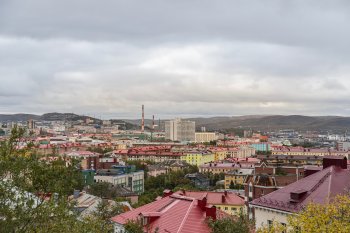Вид на Мурманск.