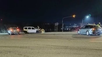 ДТП на автоподъезде к аэропорту Мурманск