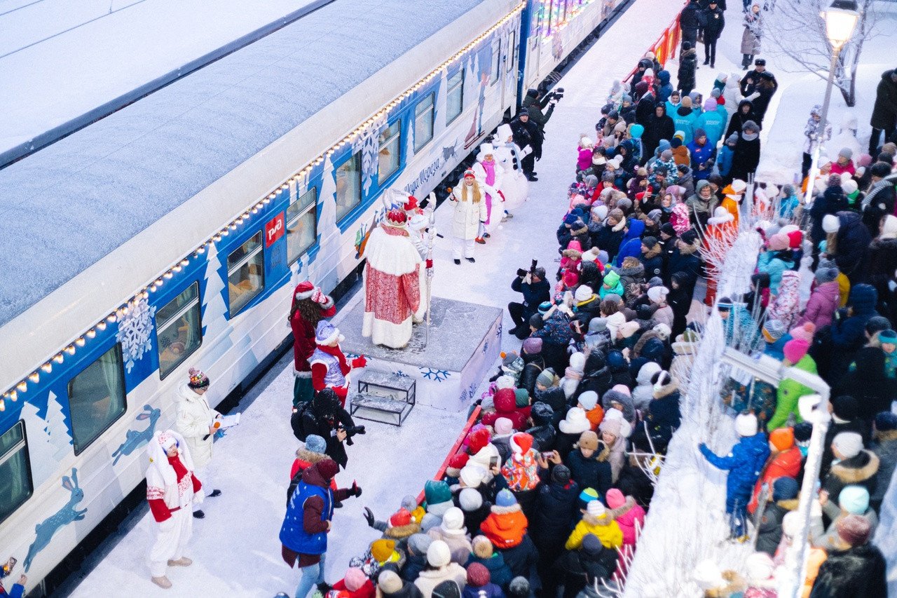 Поезд деда мороза нижневартовск